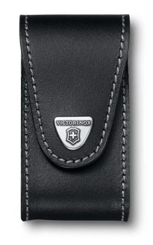 Чохол для широких ножів SwissChamp XLT та Evolution S54 Victorinox шкіряний, чорний на ремінь (4.0521.XL)