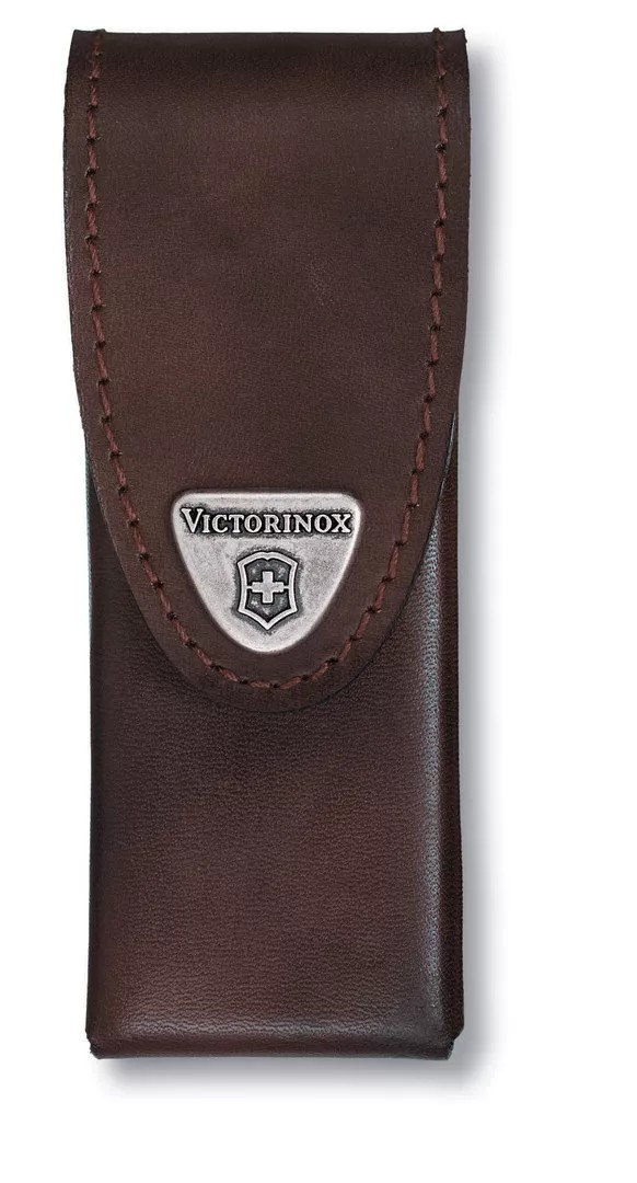 Чохол шкіряний на пояс для SwissTool Spirit Victorinox коричневий (4.0822.L)