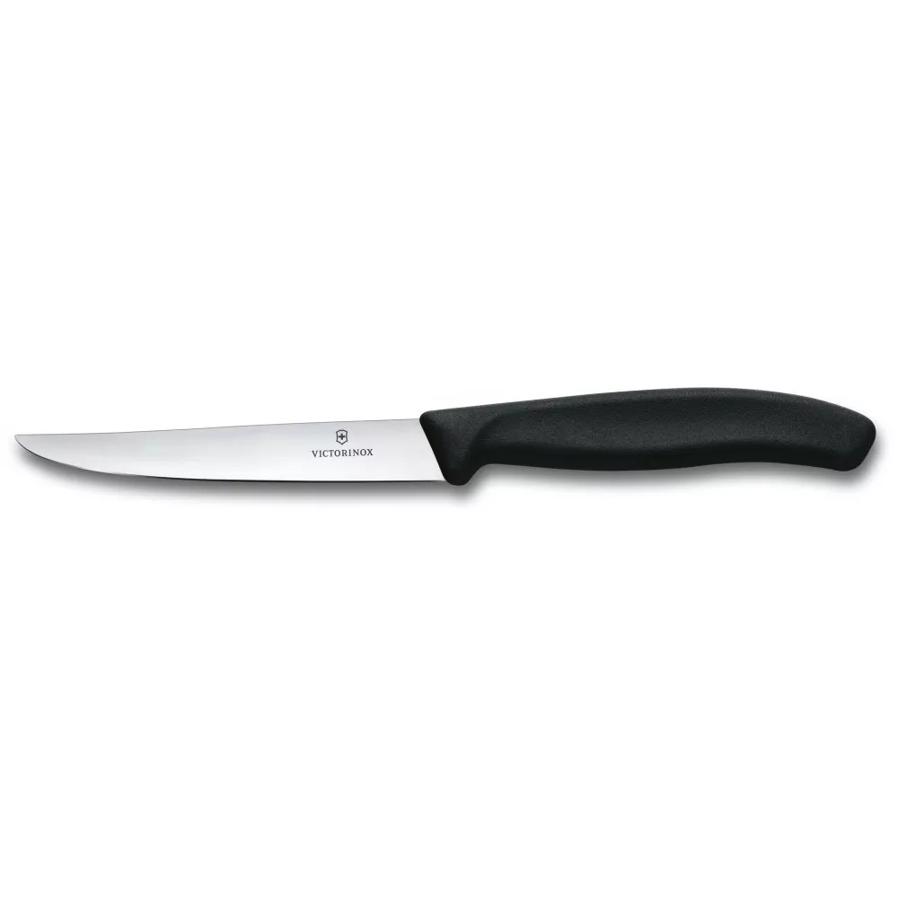 Ніж для стейку Victorinox Swiss Classic Steak Чорний (6.7203.20)