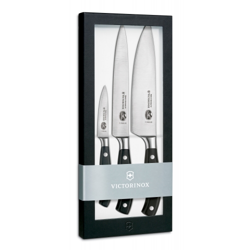 Набір із 3 професійних кованих ножів Victorinox 7.7243.3