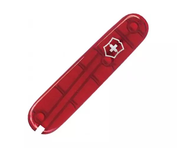 Передня накладка для ножів Victorinox 84 мм Червона прозора (C.2600.T3)