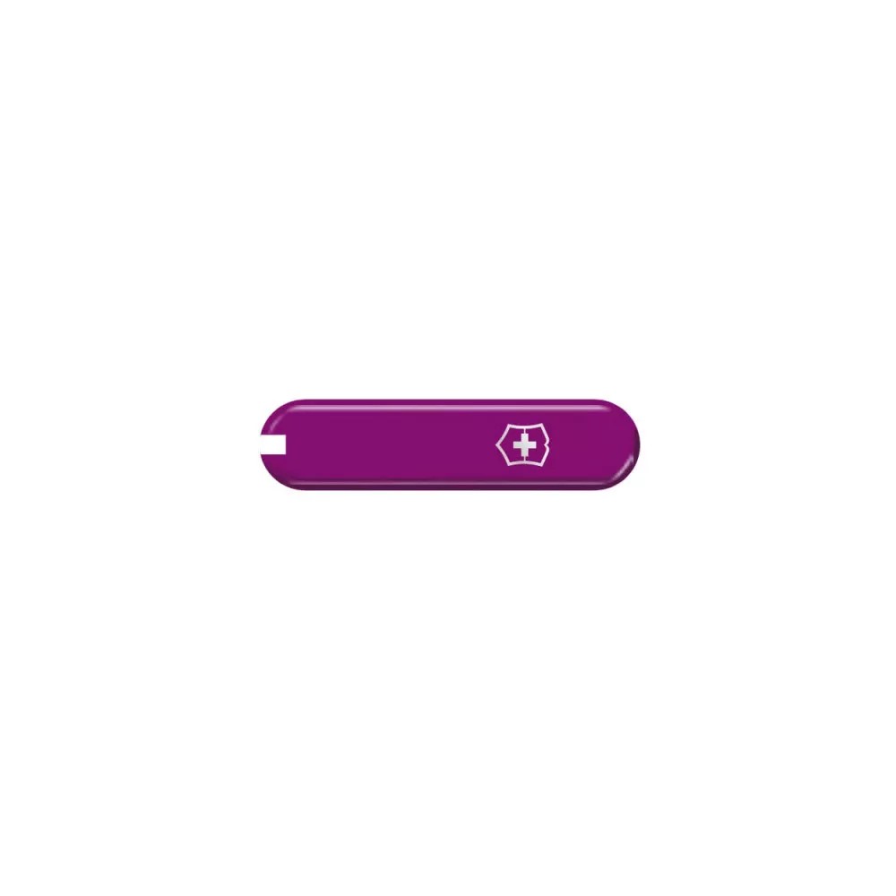 Накладка на ніж-брелок 58мм Victorinox Tasty Grape передня з лого, пурпоровий (C.6252.3)